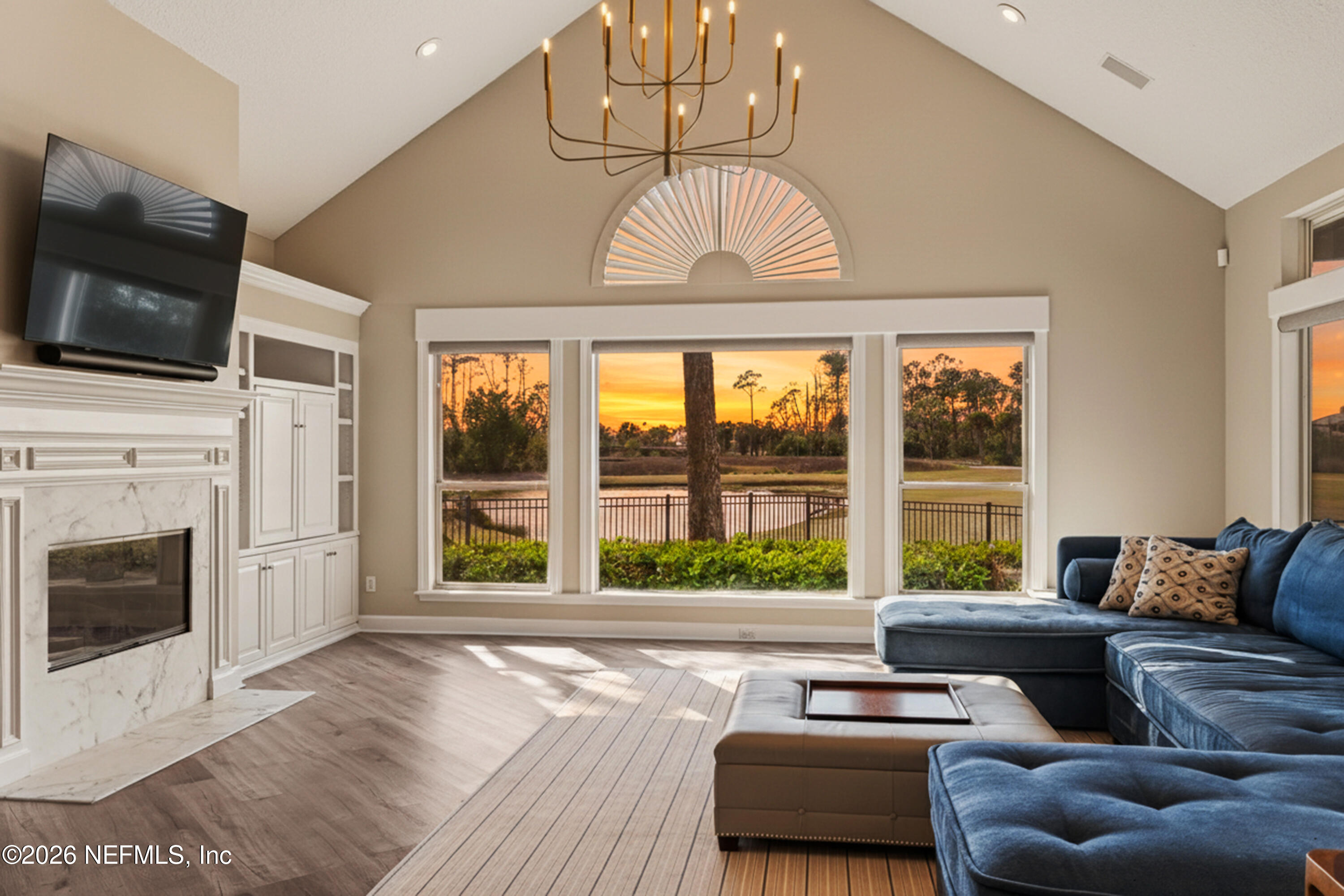 205 Royal Tern Road North Ponte Vedra Beach, FL 32082 - Photo 61 of 85 Living Room Sunset