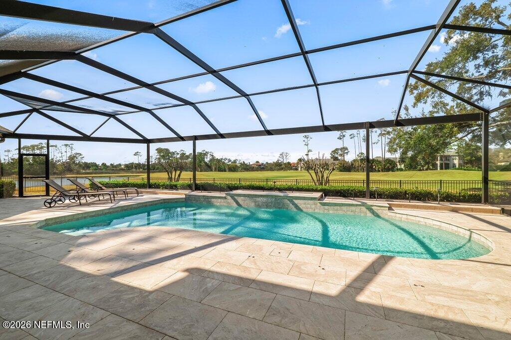 205 Royal Tern Road North Ponte Vedra Beach, FL 32082 - Photo 69 of 85 a view of yard with swimming pool and green space