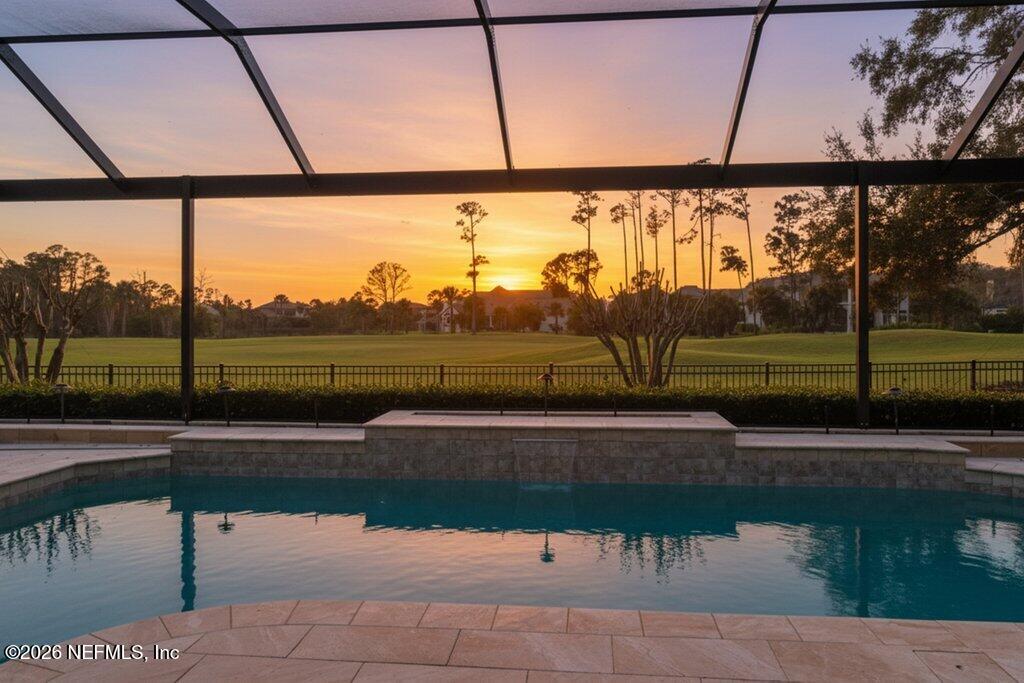 205 Royal Tern Road North Ponte Vedra Beach, FL 32082 - Photo 73 of 85 Pool Sunset