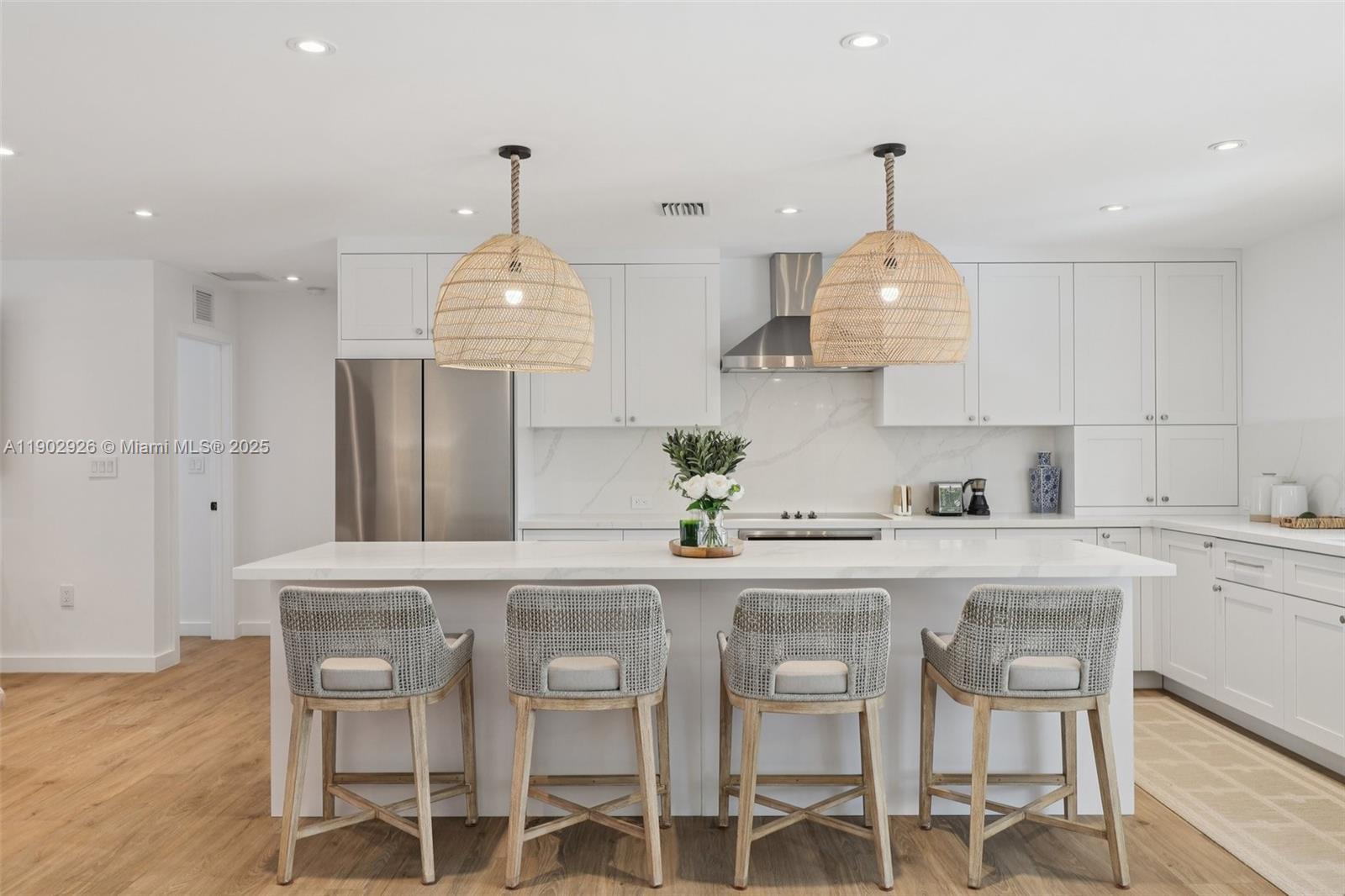 2105 Southwest 98th Avenue Miami, FL 33165 - Photo 3 of 88 a kitchen with granite countertop white cabinets and stainless steel appliances