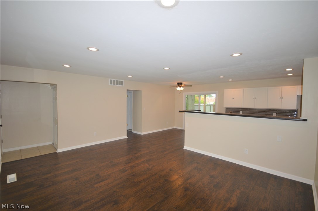 6468 Sherborn Road Parma Heights, OH 44130 - Photo 5 of 26 Family room looking into the kitchen, dining room, entryway and the hallway to the bedrooms areas!