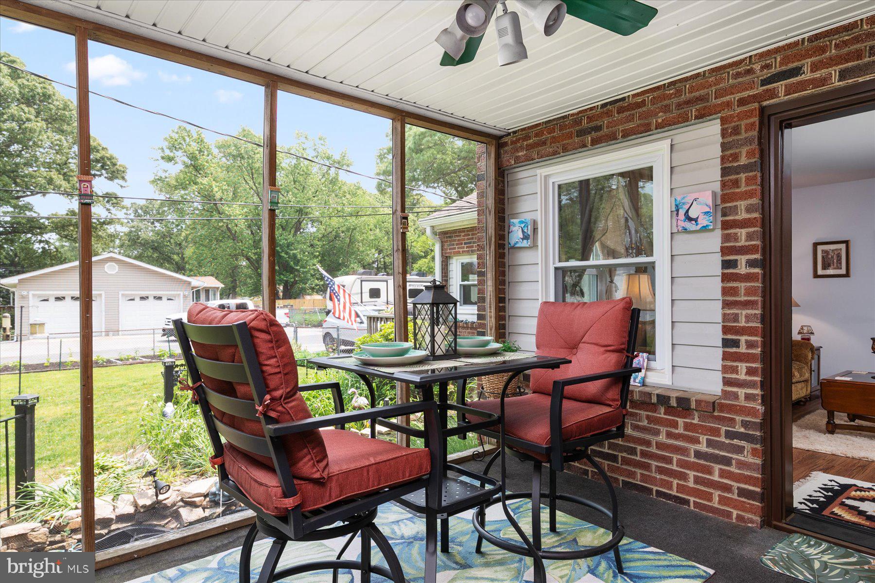 548 Sunset Knoll Road Pasadena, MD 21122 - Photo 14 of 39 Screened in Sunporch