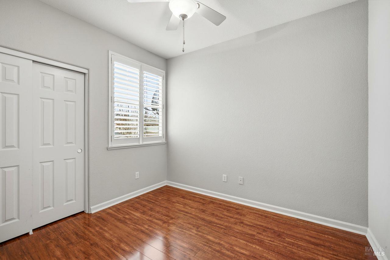 384 Mark West Commons Circle Santa Rosa, CA 95403 - Photo 36 of 44 wooden floor in an empty room with a window
