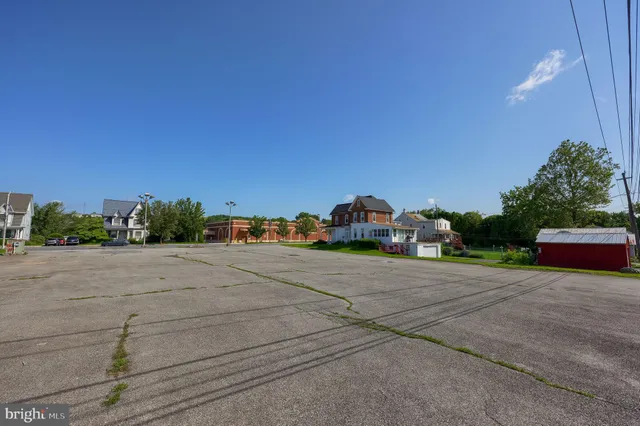 a car parked on the side of a road