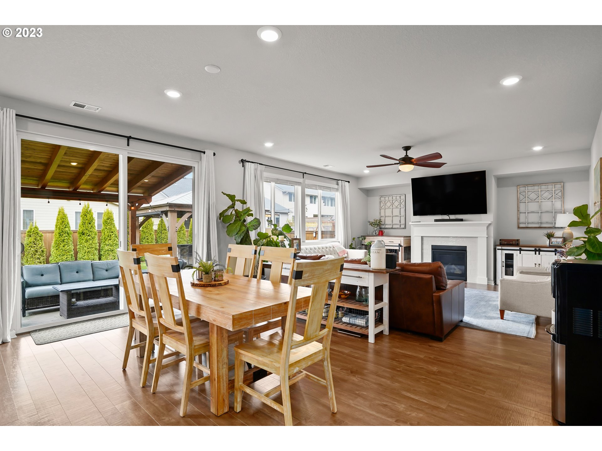4189 Southwest Rodlun Road Gresham, OR 97080 - Photo 6 of 36 a view of a dining room with furniture window and outside view