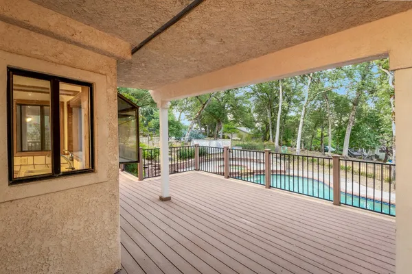 a view of an front door