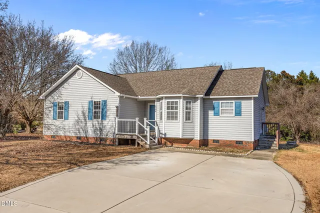 a view of a house with a patio