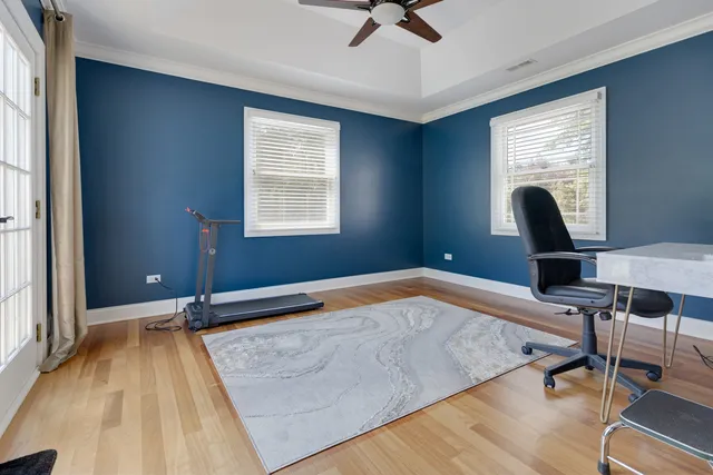 a view of a roof deck