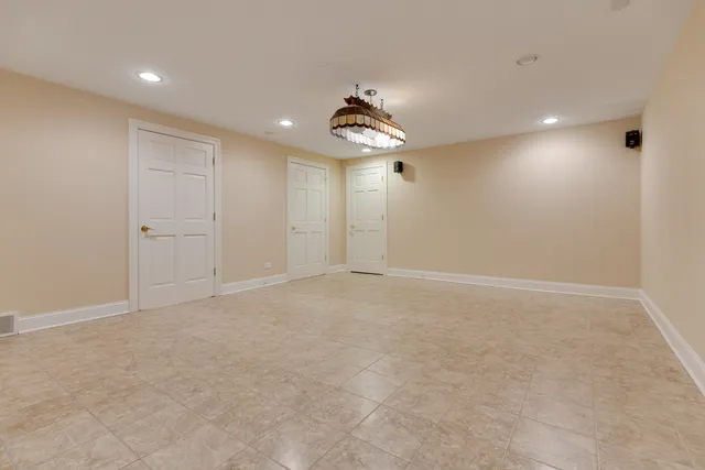 a view of an empty room