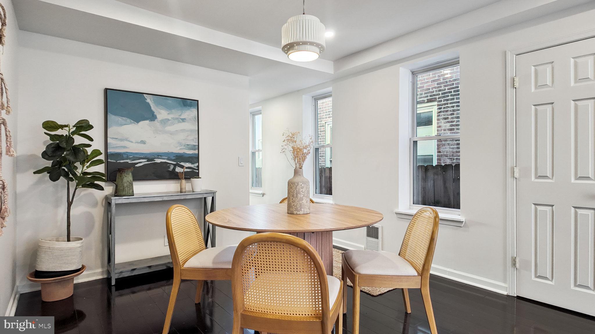 2437 Carpenter Street Philadelphia, PA 19146 - Photo 11 of 39 Dining Area and Half Bath