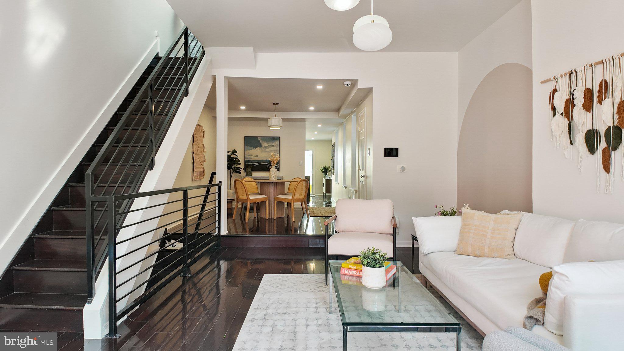 2437 Carpenter Street Philadelphia, PA 19146 - Photo 4 of 39 Open Concept Living and Dining Room