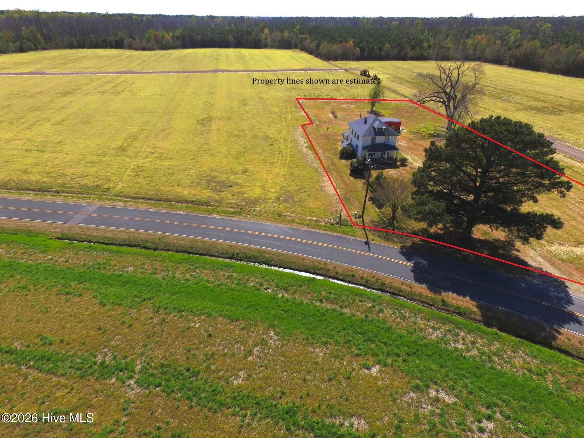 Lot 1-CP Acres-Aerial View with lot line