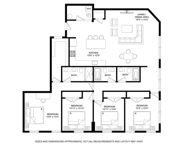 a kitchen with a sink stove and microwave
