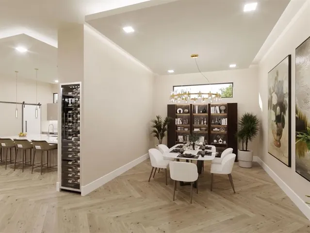a bathroom with a double vanity sink mirror and shower