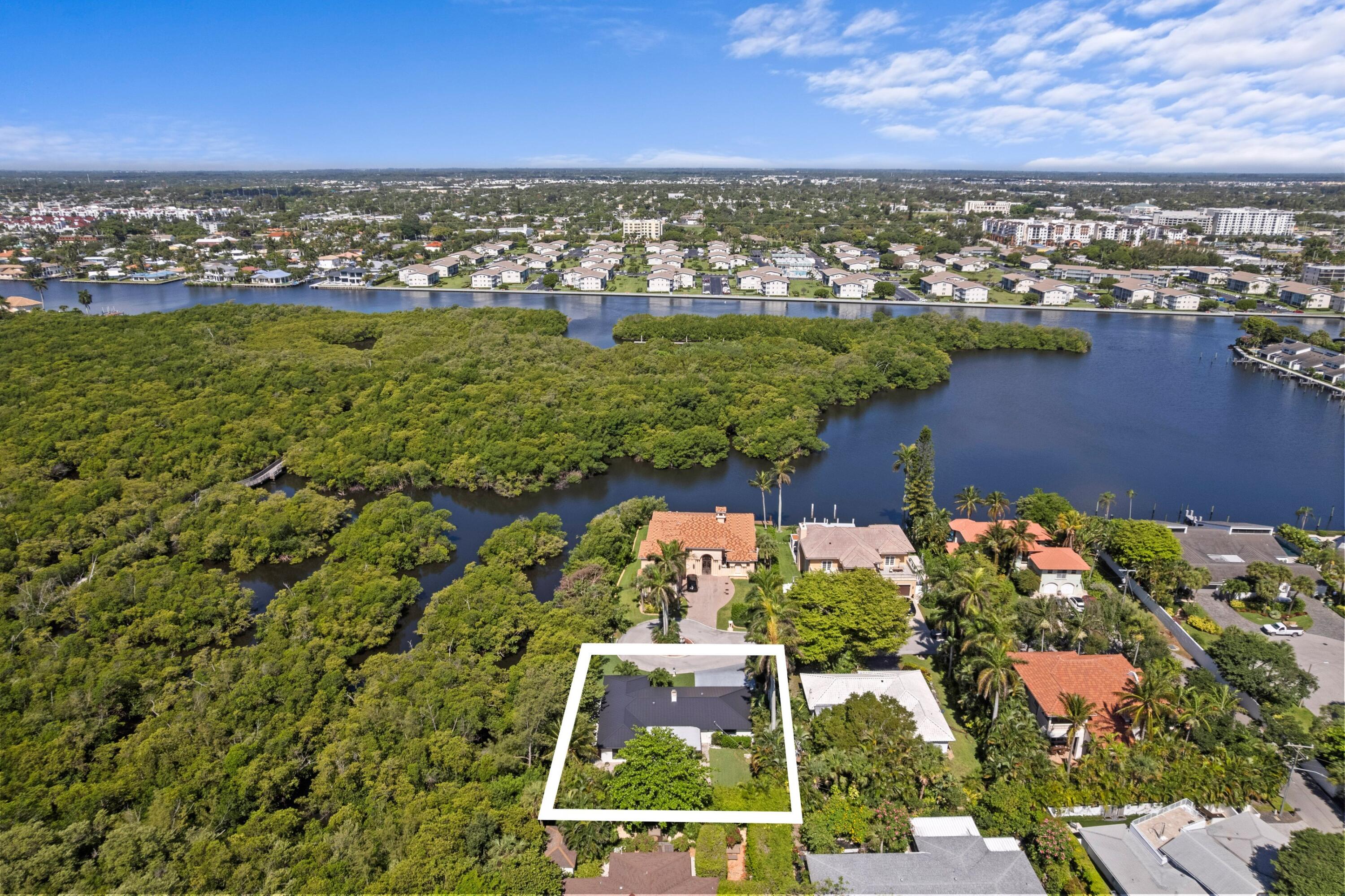 35 Anna Street Ocean Ridge, FL 33435 - Photo 65 of 75 an aerial view of residential houses with outdoor space