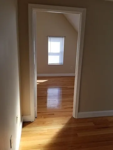 a view of a door of the house