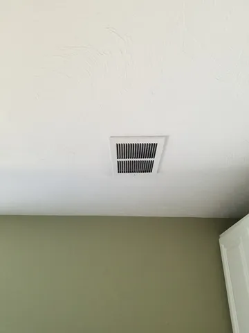 a view of a room with a space