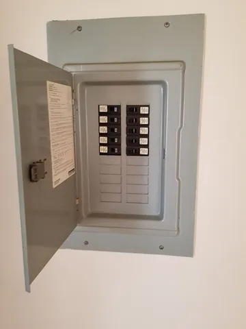 a view of front door