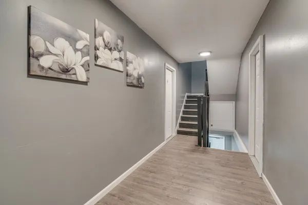wooden floor in an empty room