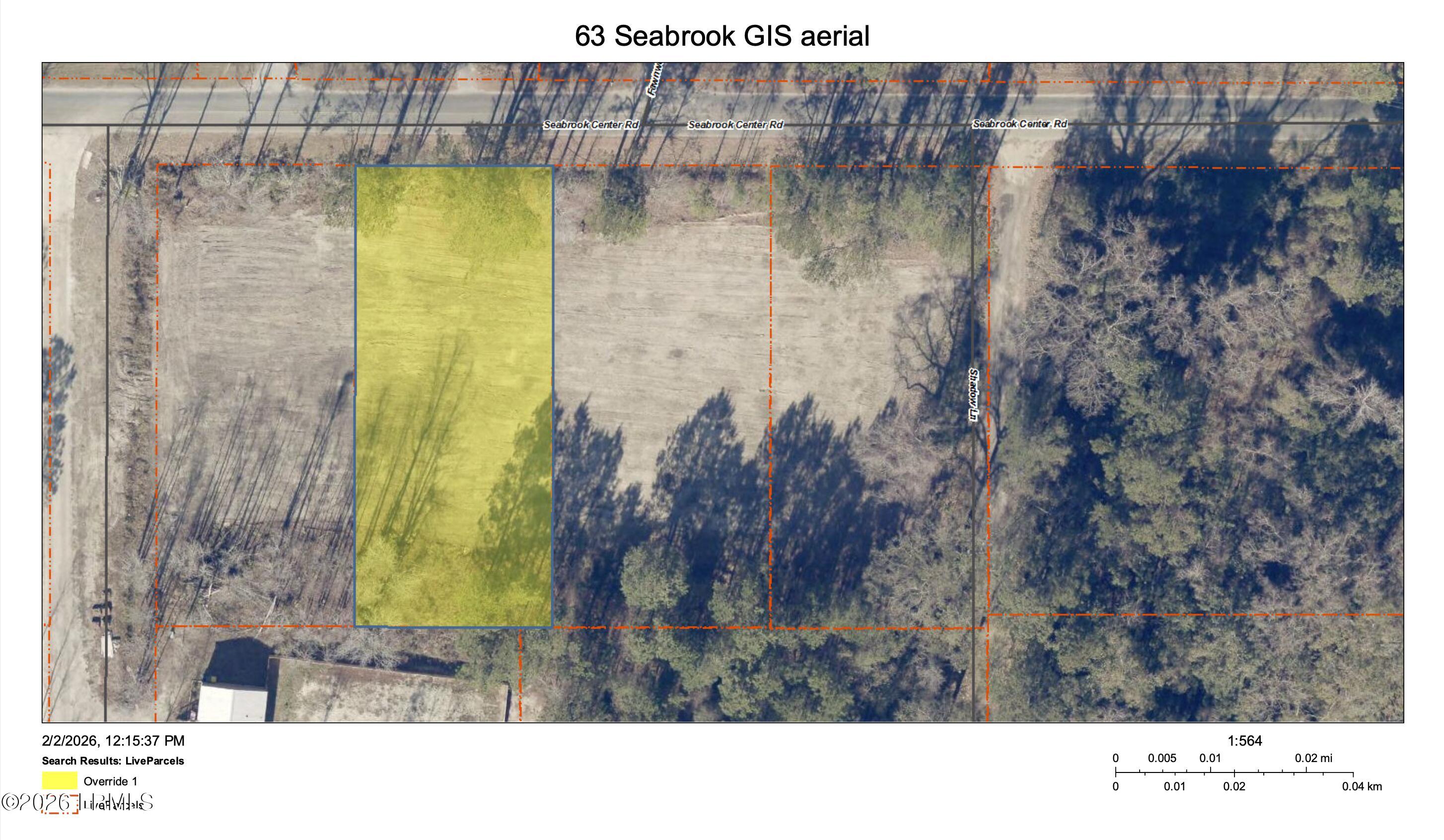 63 Seabrook Center Road Seabrook, SC 29940 - Photo 3 of 3 63 Seabrook GIS Aerial
