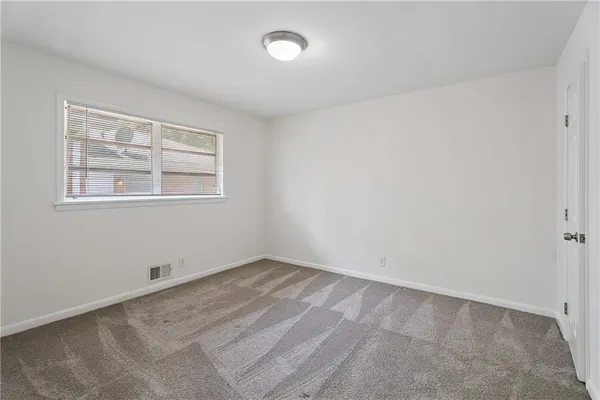 a utility room with a window