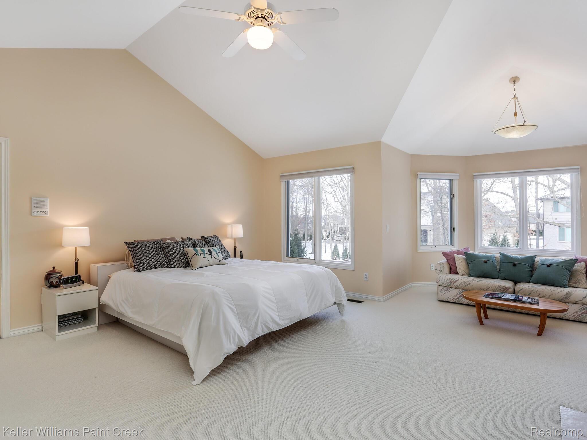5655 Kirkridge Trail Rochester, MI 48306 - Photo 16 of 34 Master suite is generous with a sitting area and walk-in closets.