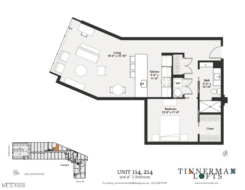 2048 Fulton Road, Unit 114 Cleveland, OH 44113 - Photo 37 of 37 View of room layout