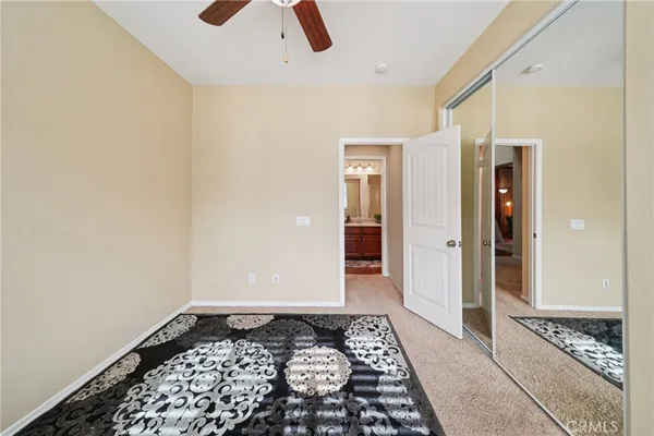 a view of a bedroom