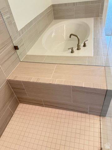 549 North Legend Circle, Unit C/466 Mapleton, UT 84664 - Photo 25 of 39 Bathroom featuring a bath and tile patterned floors