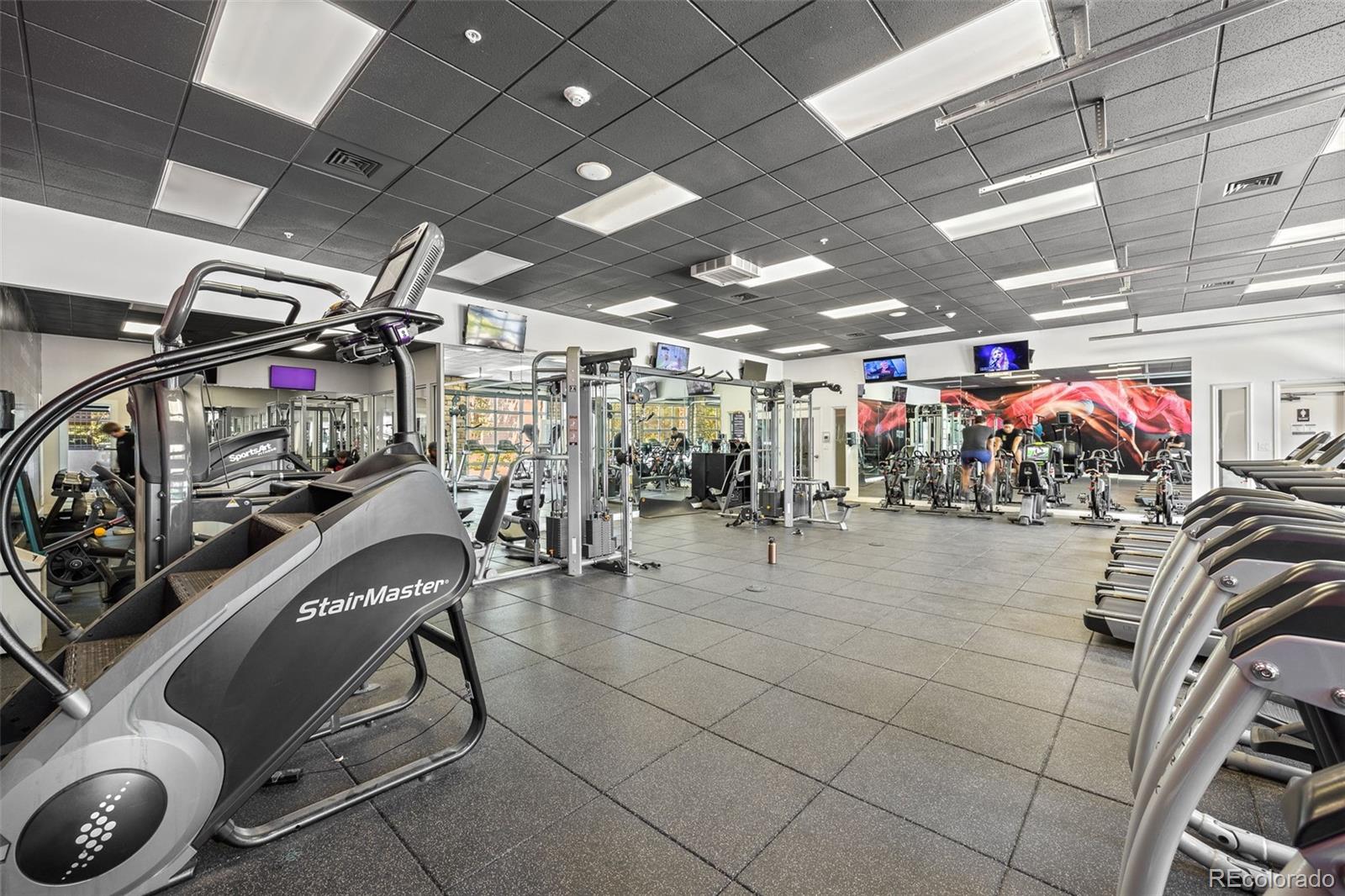 1150 Inca Street, Unit 74 Denver, CO 80204 - Photo 24 of 32 a view of a room with gym equipment