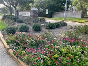 7411 Creekfield Drive Spring, TX 77379 - Photo 2 of 16 a view of a garden with flowers and wooden fence