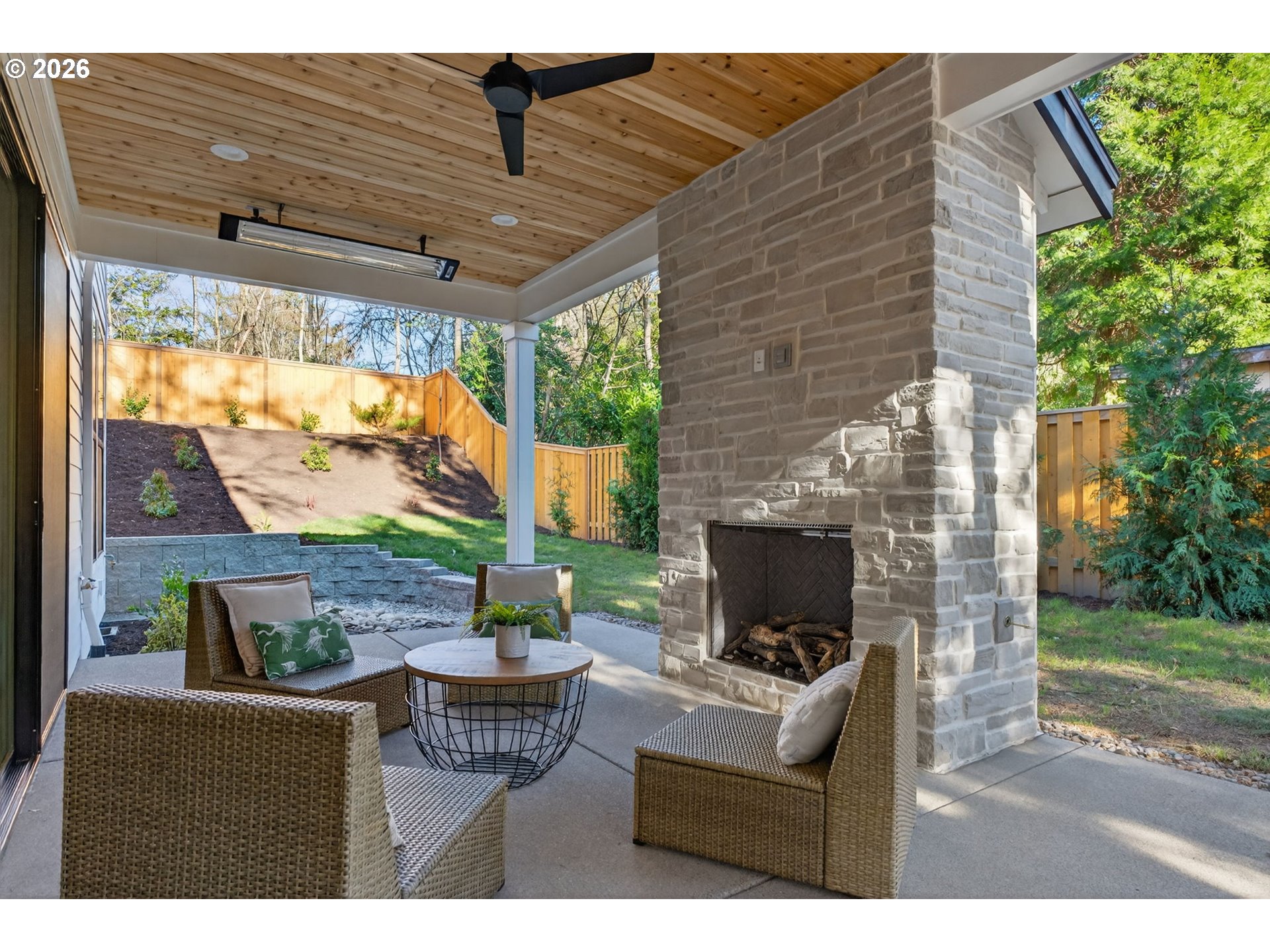 7705 Southwest Alden Street Portland, OR 97223 - Photo 24 of 30 a outdoor living space with furniture and garden view