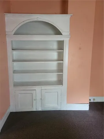 a view of small space with closet