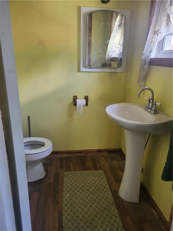 734 Main Street Addison, PA 15411 - Photo 9 of 27 a bathroom with sink and mirror