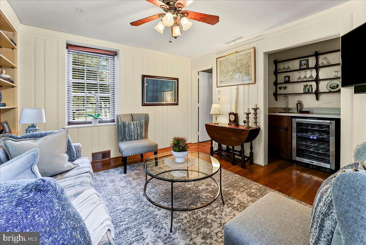 716 Old Gulph Road Bryn Mawr, PA 19010 - Photo 9 of 58 a living room with furniture and a fireplace