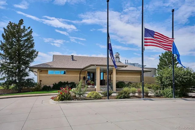 a view of a big yard with plants and large trees