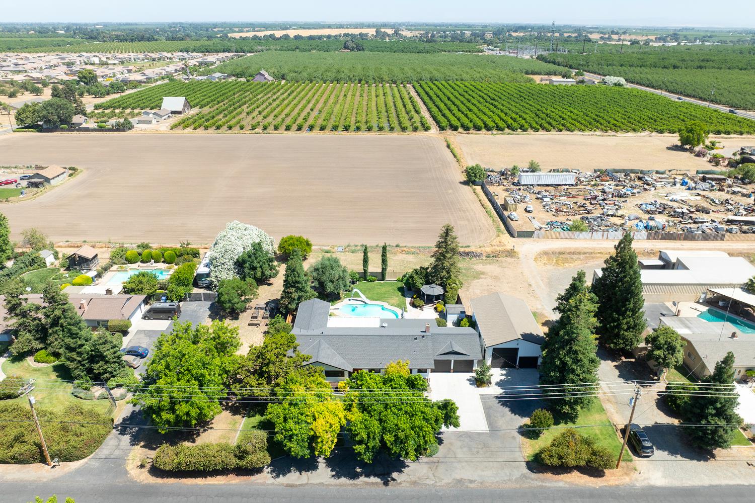 7849 Fox Road Hughson, CA 95326 - Photo 1 of 1 an aerial view of a city