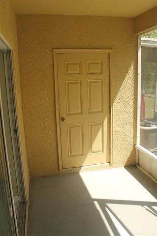 a view of front door