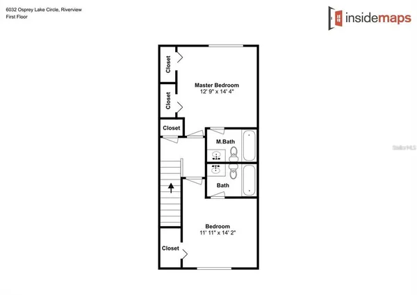 a picture of a floor plan
