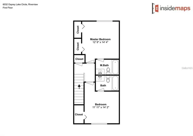 a picture of a floor plan