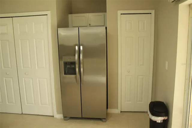 a bathroom with a shower and a toilet