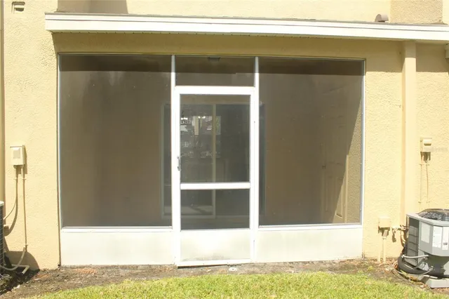 a view of front door