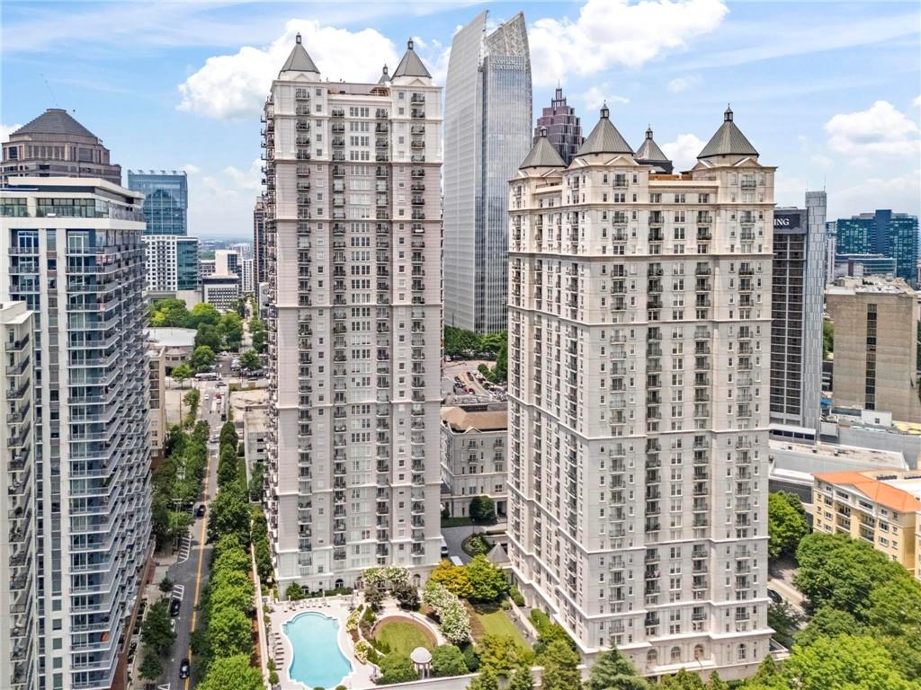 195 14th Street Northeast, Unit 604 Atlanta, GA 30309 - Photo 21 of 25 a view of a city with tall buildings