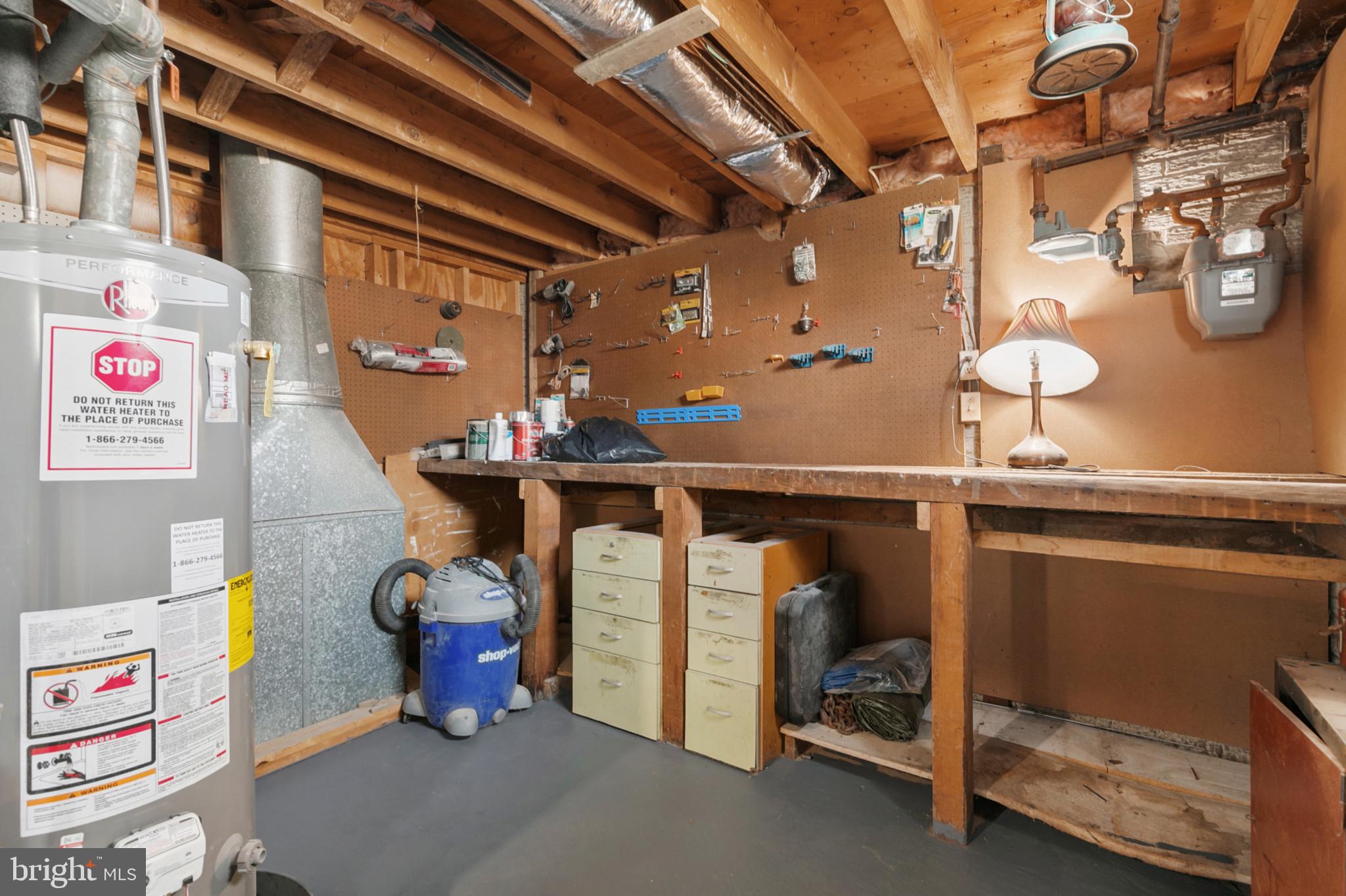 400 Bryanstone Road Owings Mills, MD 21117 - Photo 27 of 35 Storage room/workshop - work bench is included