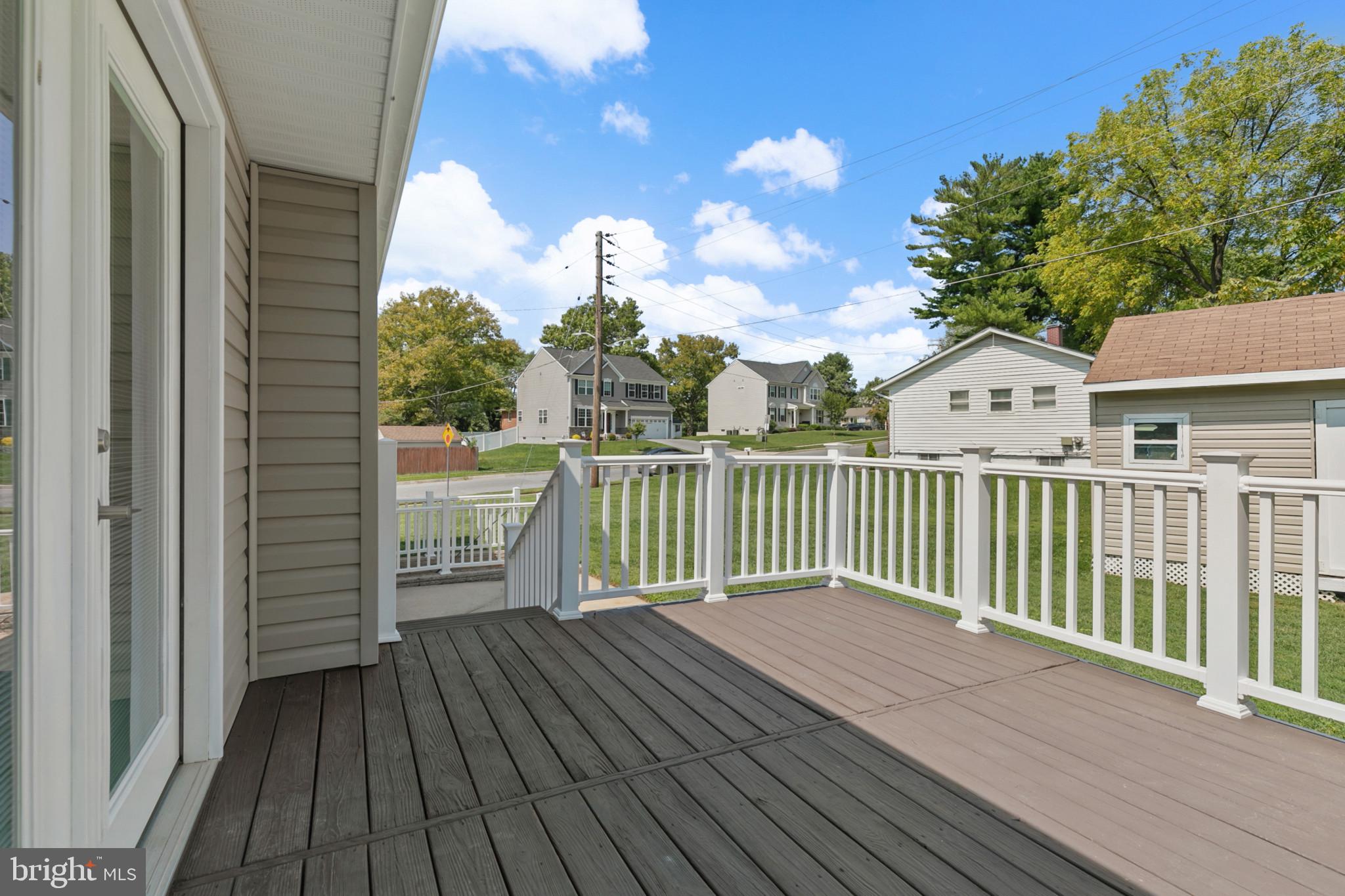 400 Bryanstone Road Owings Mills, MD 21117 - Photo 28 of 35 Deck remodeled and vinyl railing new in 2024