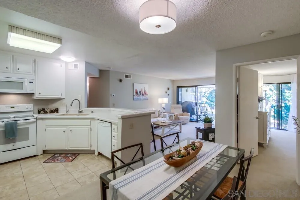 17617 Pomerado Road, Unit 215 San Diego, CA 92128 - Photo 6 of 50 a kitchen that has a table and chairs in it