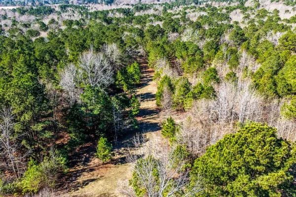 a view of a lake with houses