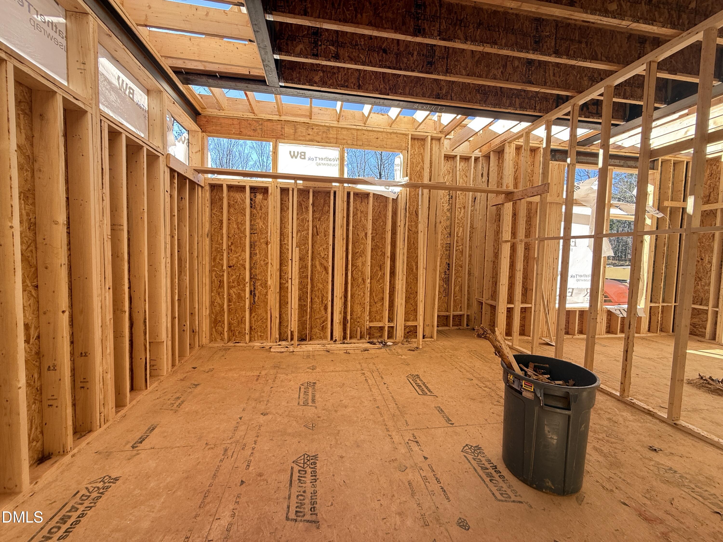 6820 Brixley Circle Raleigh, NC 27614 - Photo 19 of 35 a view of a porch with wooden floor and stairs
