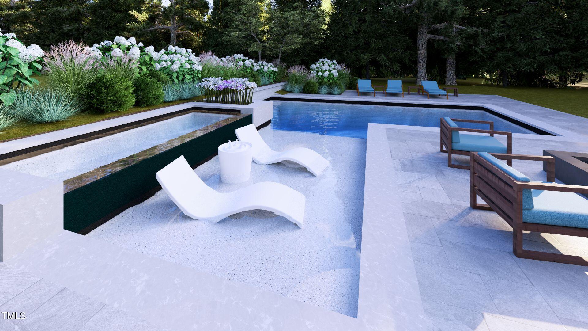 6820 Brixley Circle Raleigh, NC 27614 - Photo 8 of 35 a view of swimming pool with seating space