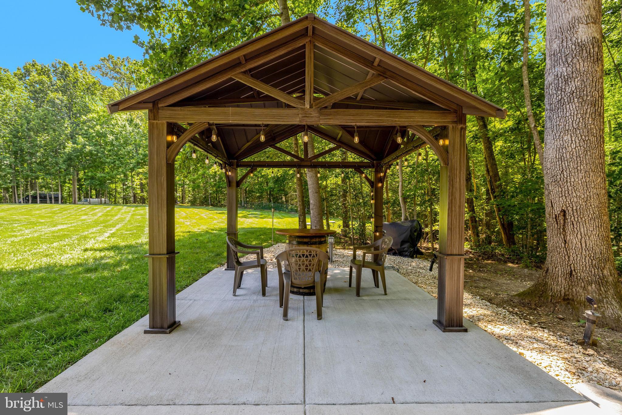 13650 Independence Ridge Nokesville, VA 20181 - Photo 73 of 98 Covered Wooden Gazebo Area for Outdoor Seating